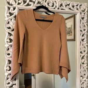 Neiman Marcus peach cashmere sweater
